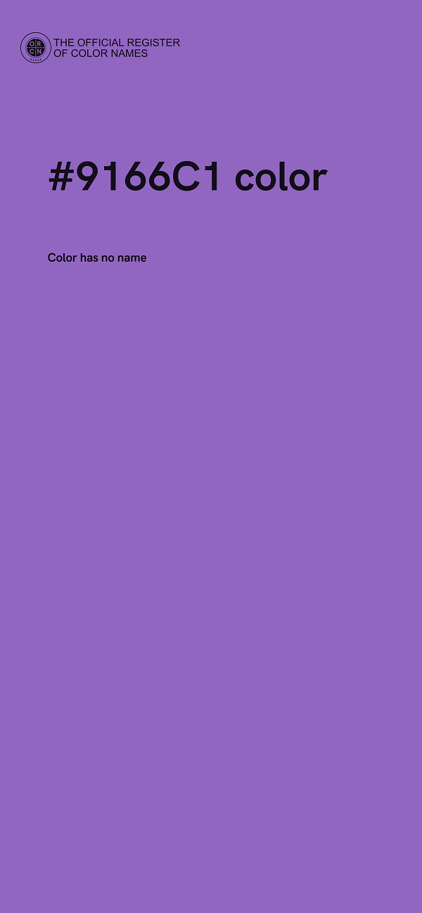 #9166C1 color image