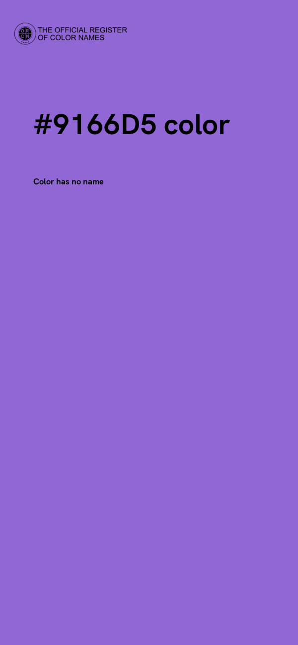 #9166D5 color image
