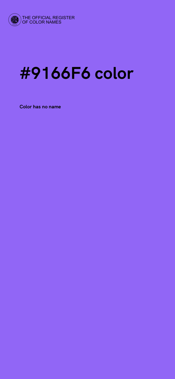 #9166F6 color image