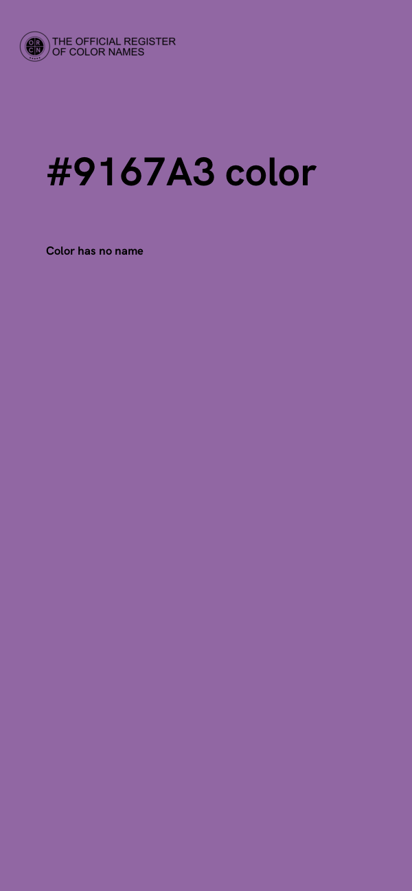 #9167A3 color image