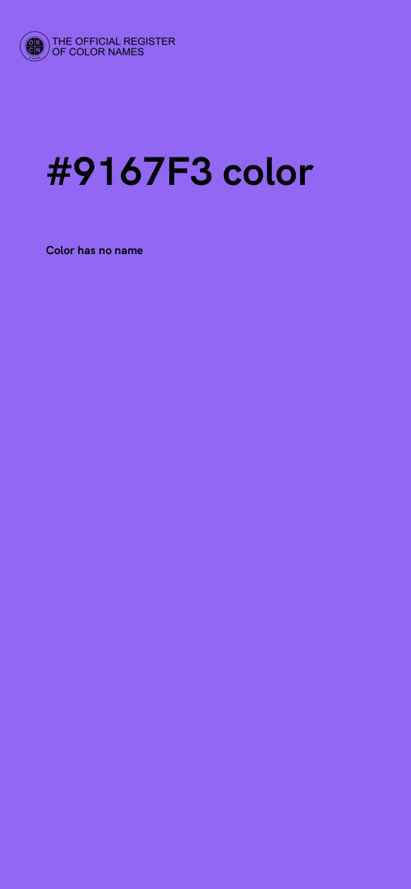 #9167F3 color image