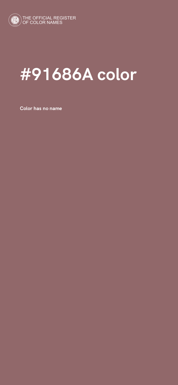 #91686A color image