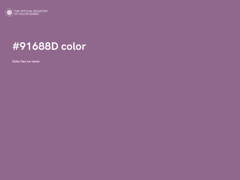 #91688D color image