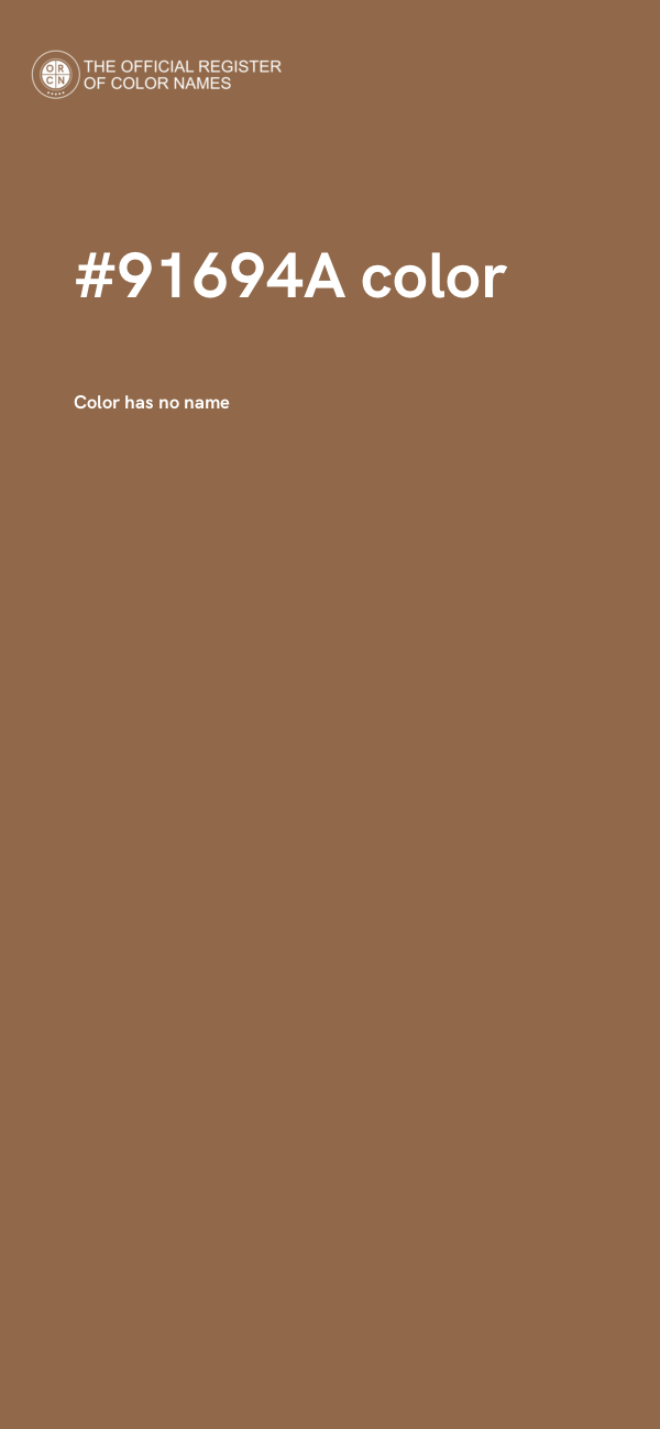 #91694A color image