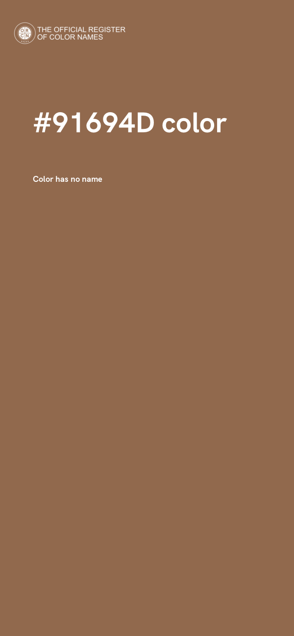 #91694D color image