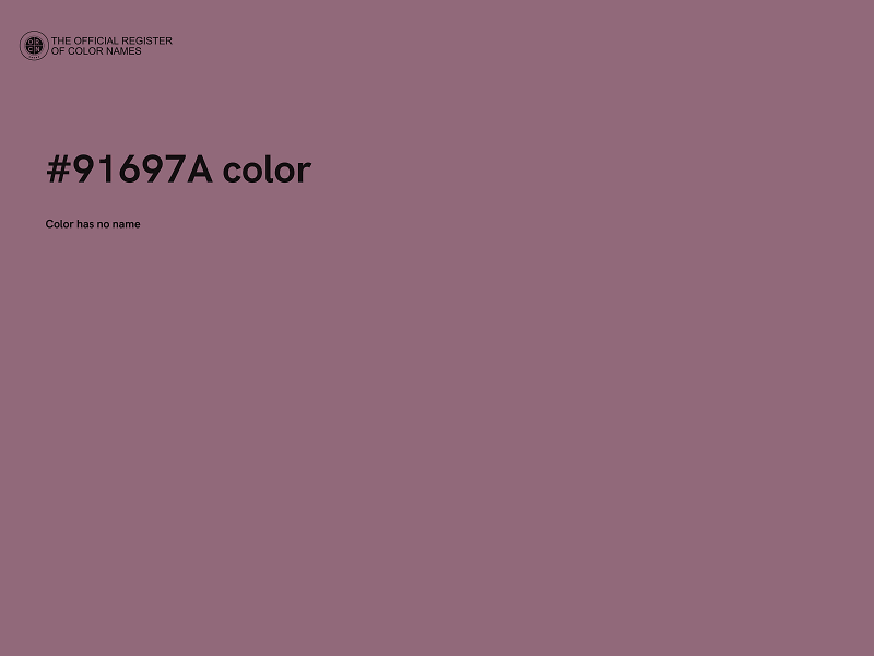 #91697A color image