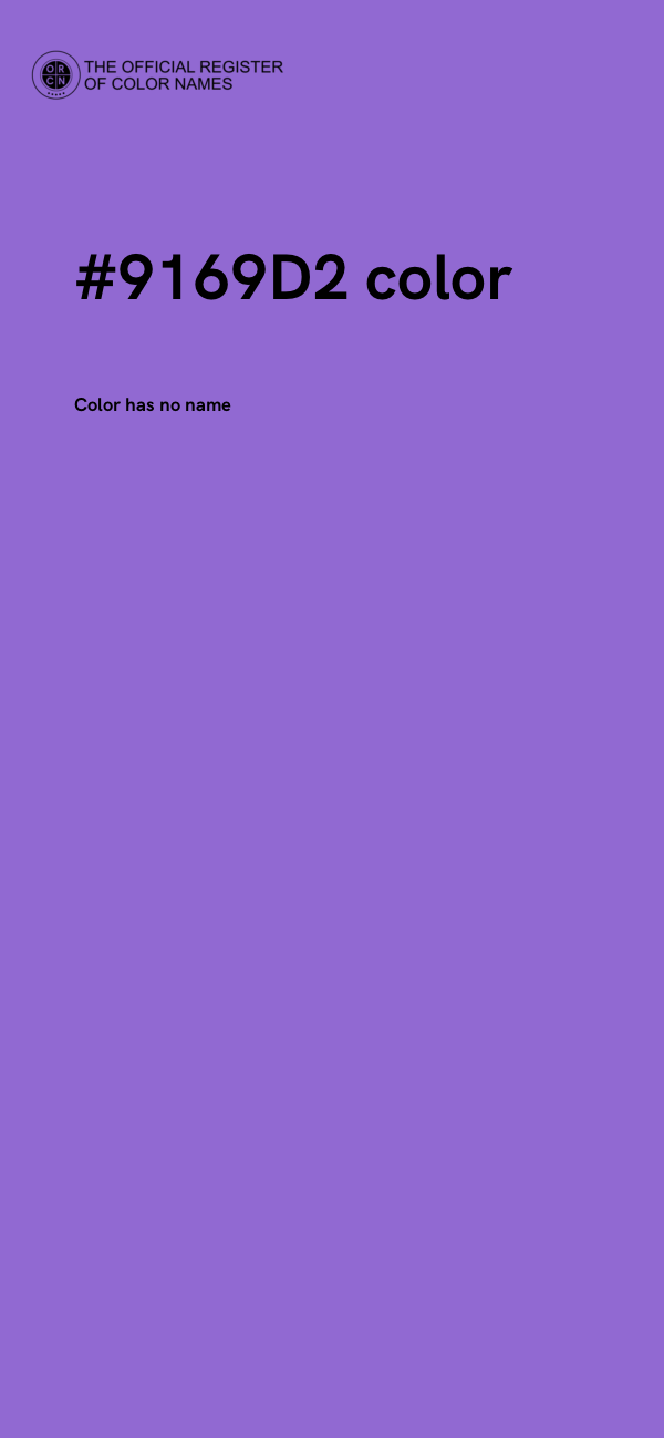 #9169D2 color image