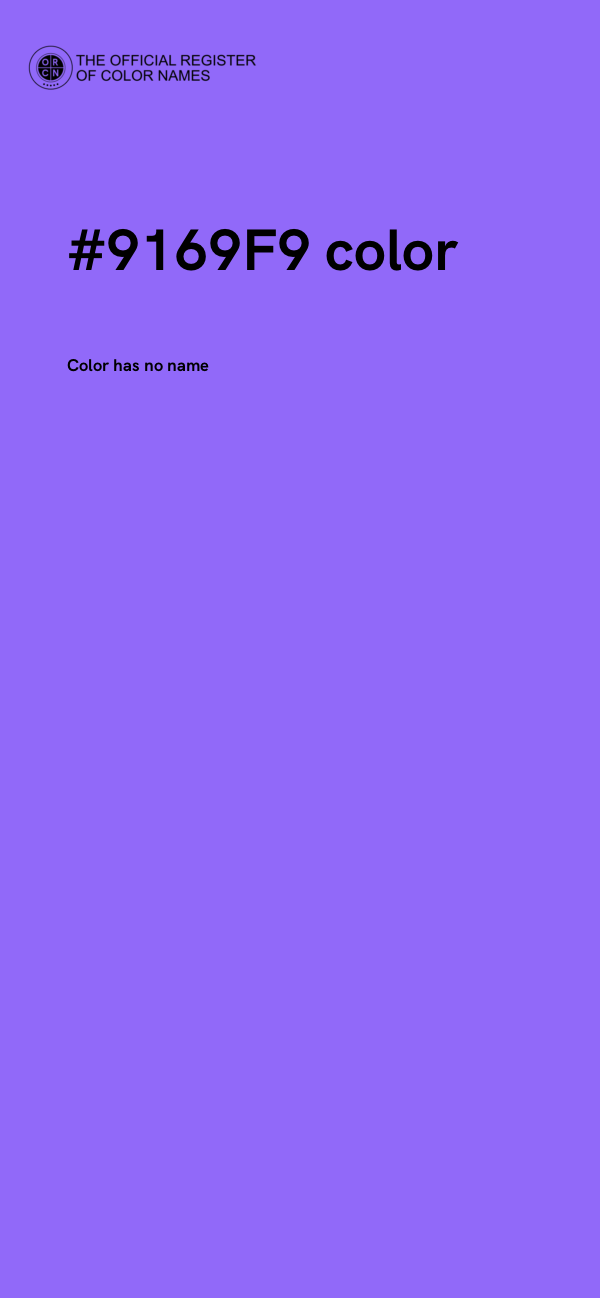 #9169F9 color image