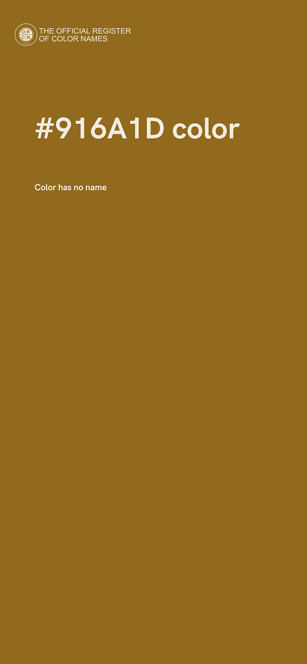 #916A1D color image