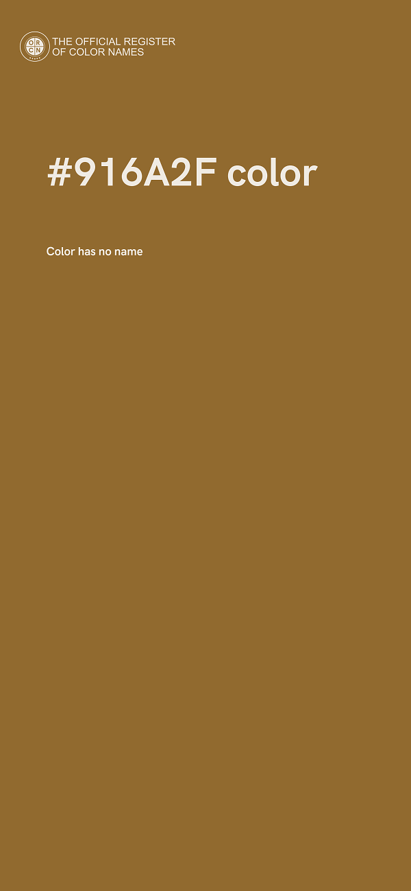 #916A2F color image
