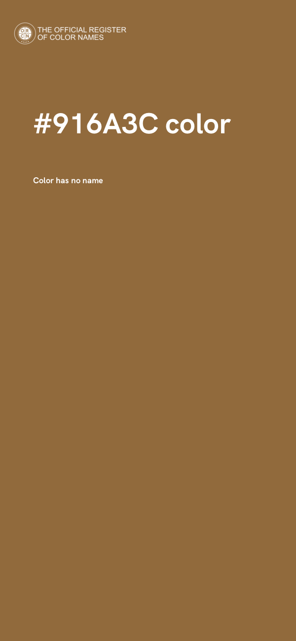 #916A3C color image