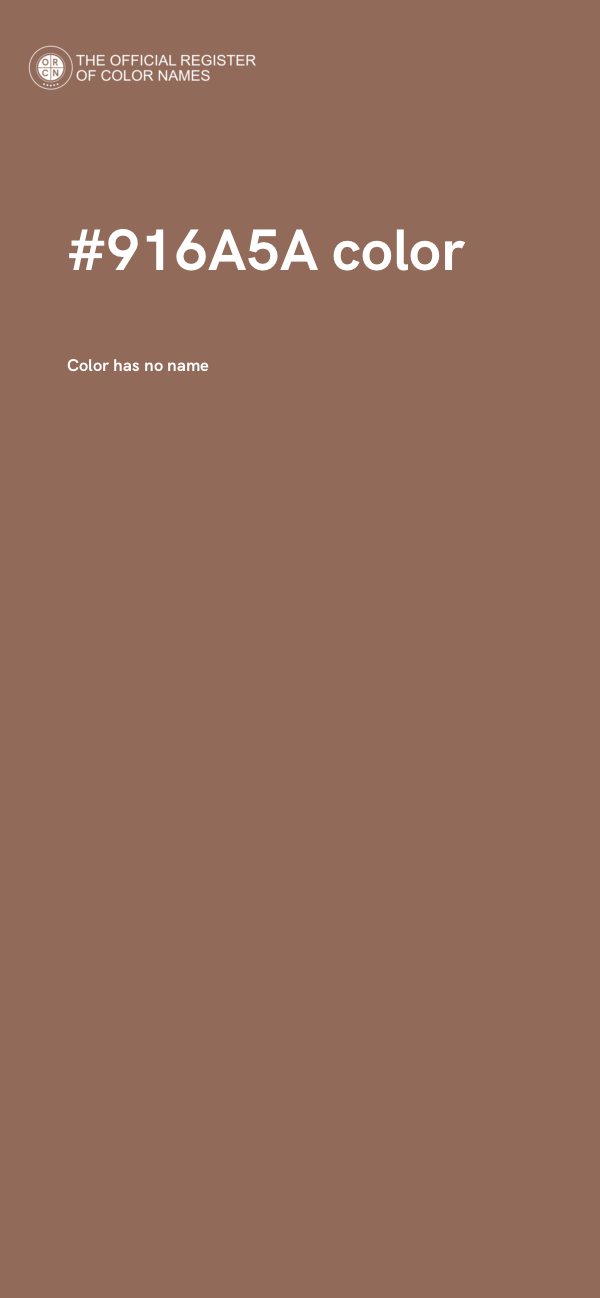 #916A5A color image