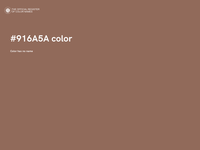 #916A5A color image