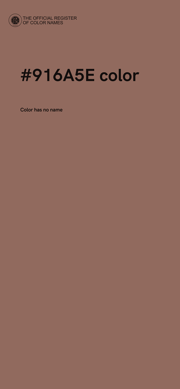 #916A5E color image