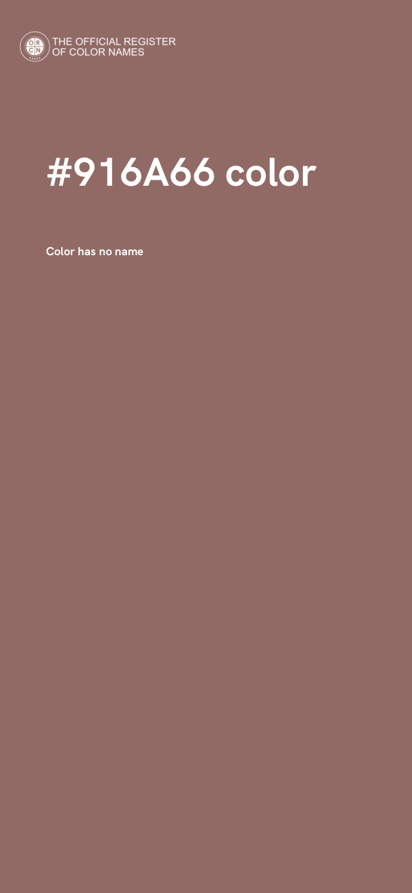 #916A66 color image