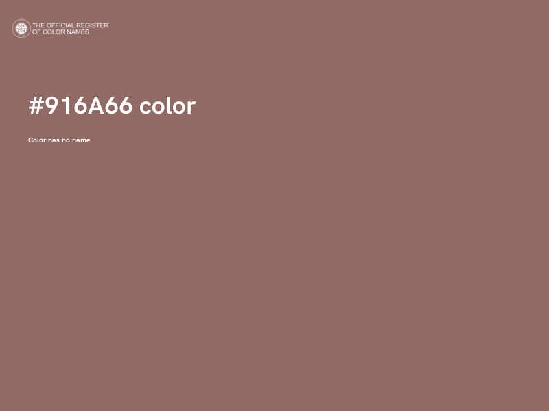 #916A66 color image