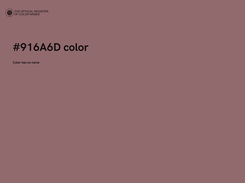 #916A6D color image