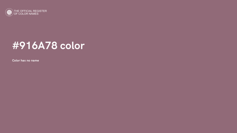 #916A78 color image