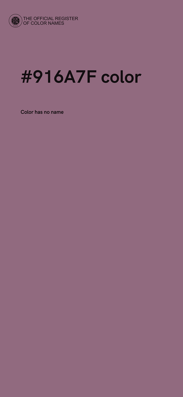 #916A7F color image