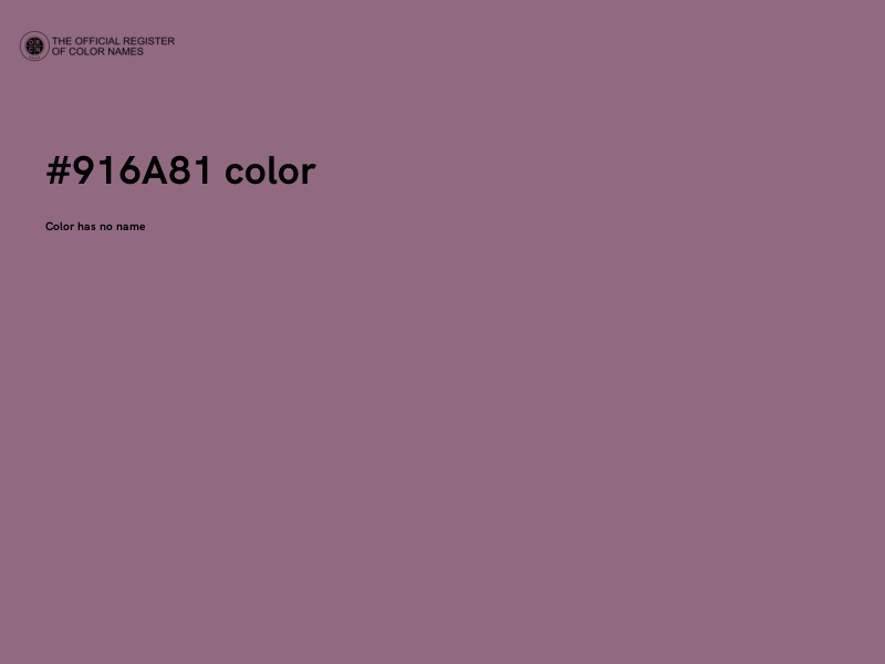 #916A81 color image