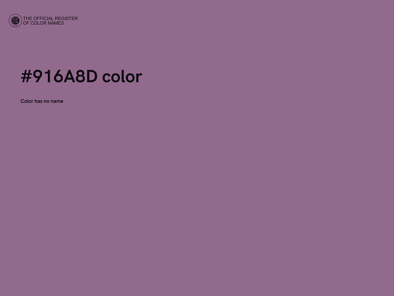 #916A8D color image