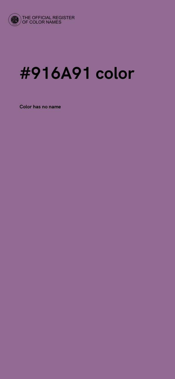 #916A91 color image