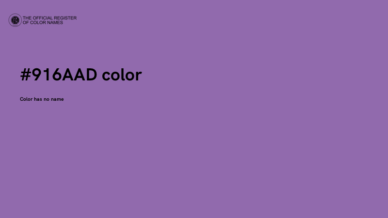 #916AAD color image