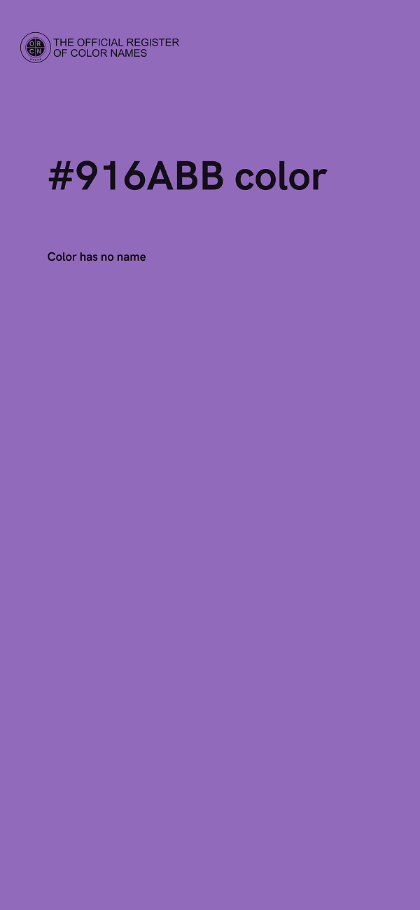 #916ABB color image