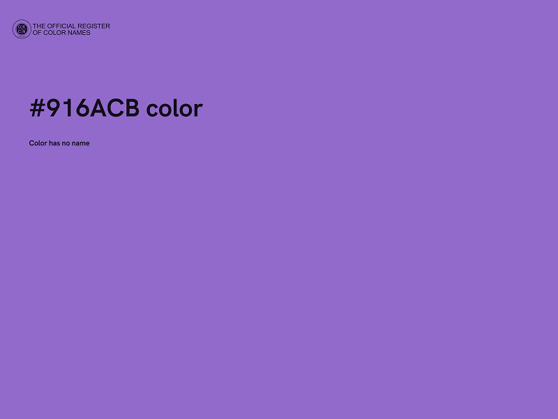 #916ACB color image