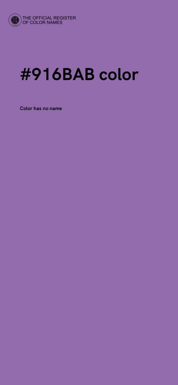 #916BAB color image