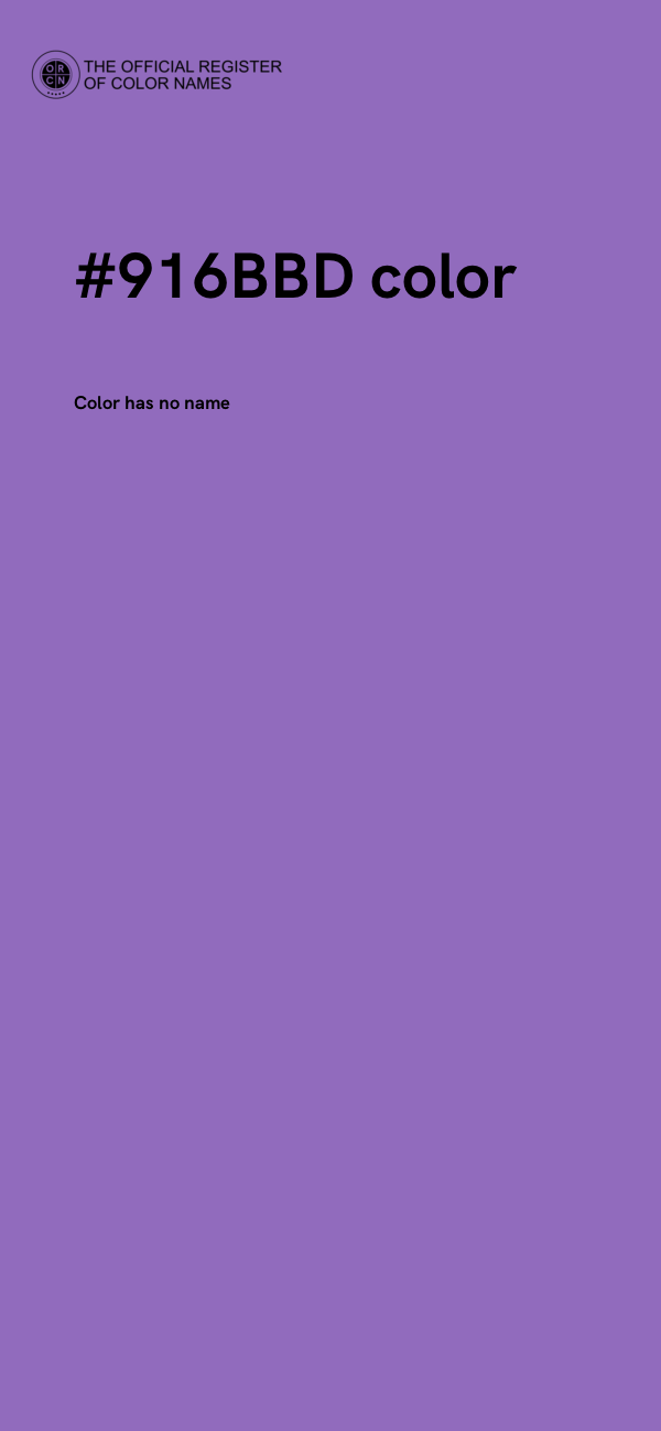 #916BBD color image