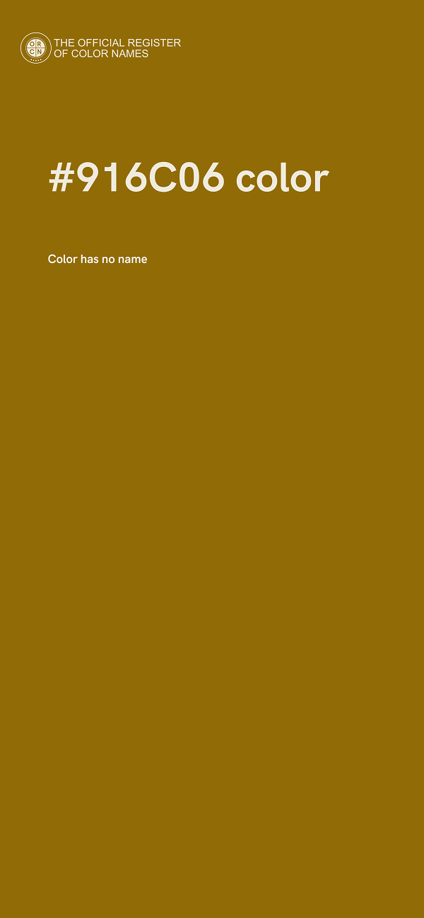 #916C06 color image