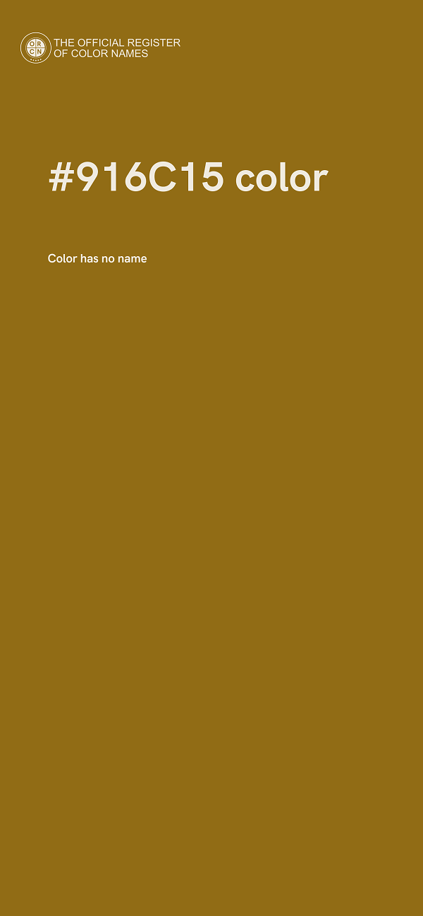#916C15 color image