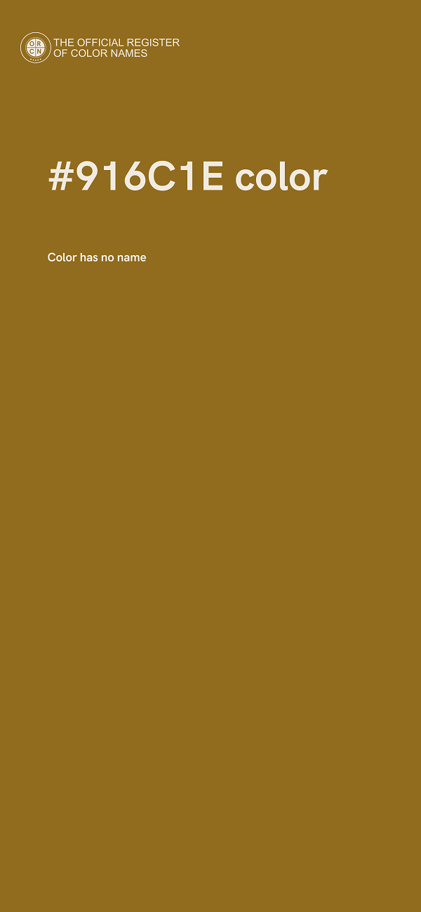 #916C1E color image