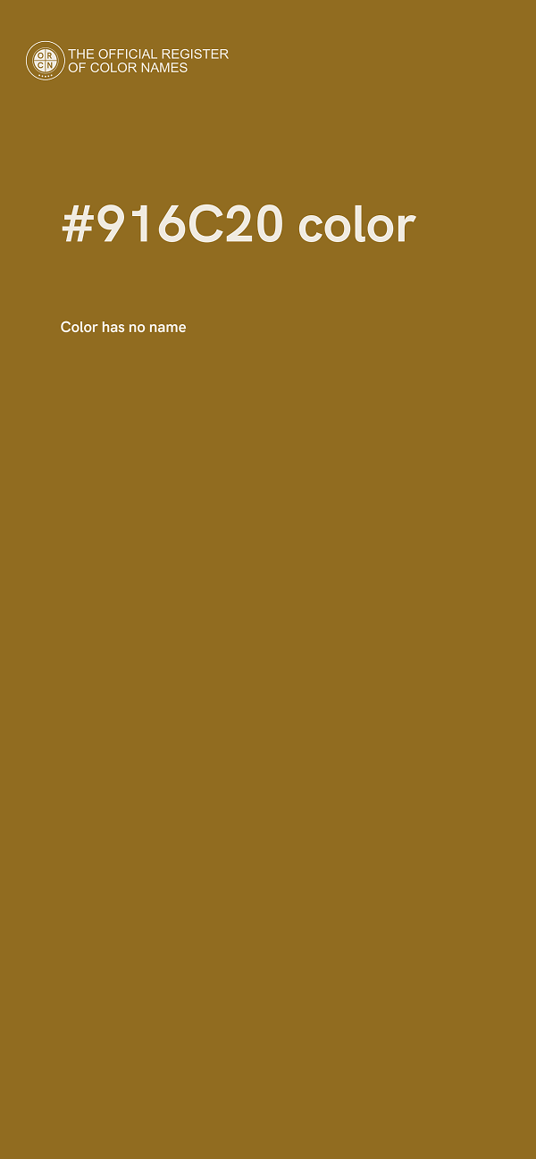 #916C20 color image