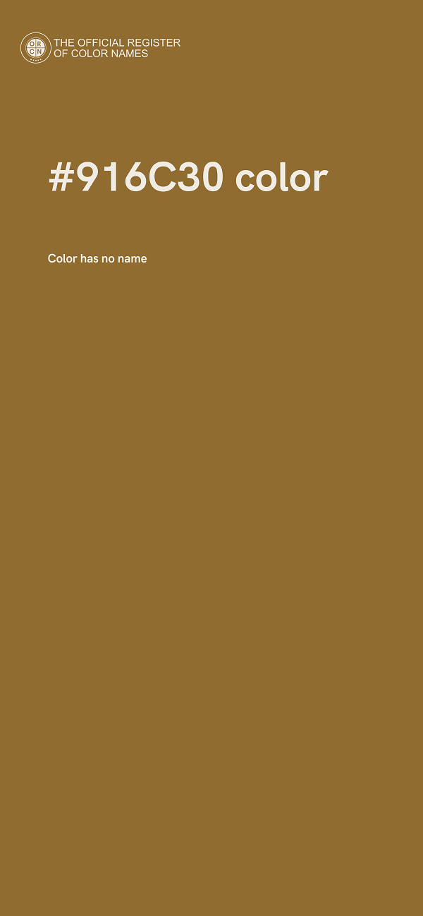 #916C30 color image