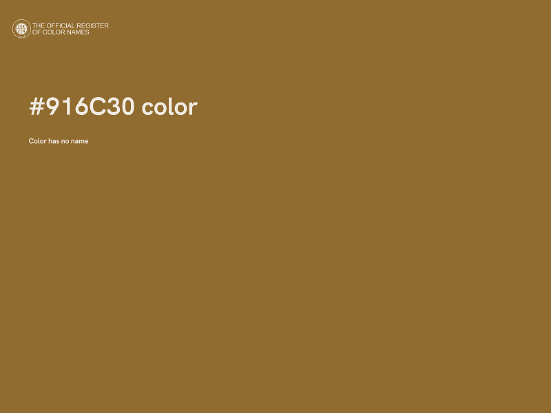 #916C30 color image