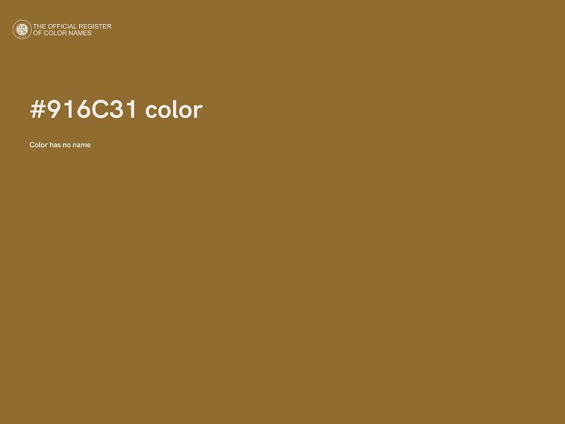 #916C31 color image
