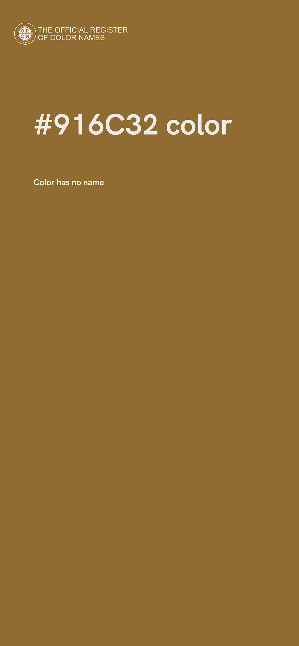 #916C32 color image
