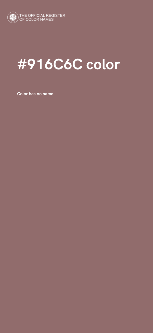 #916C6C color image
