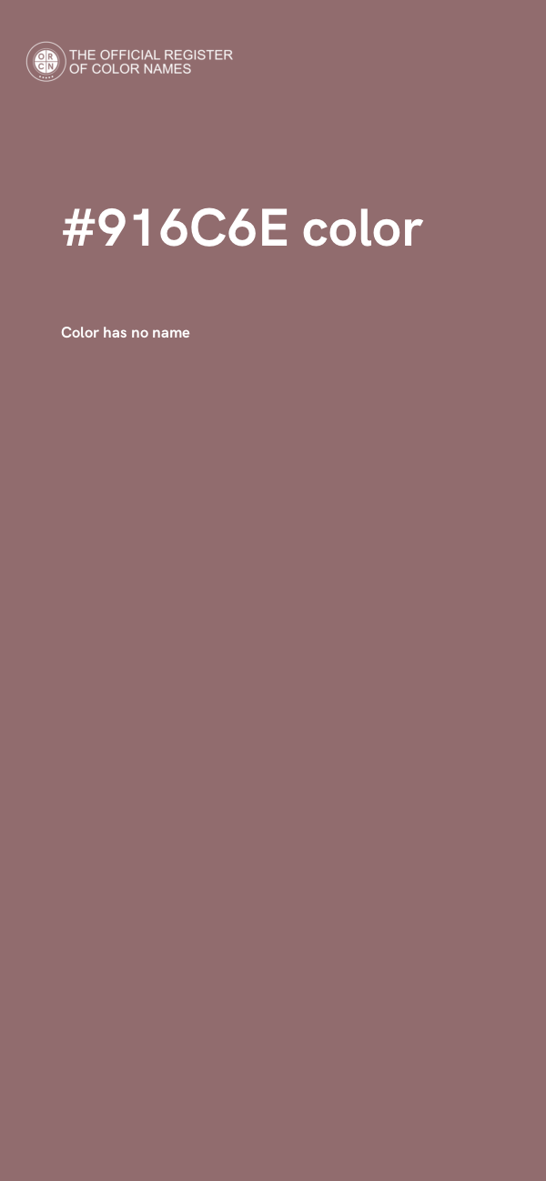 #916C6E color image