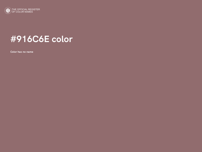 #916C6E color image
