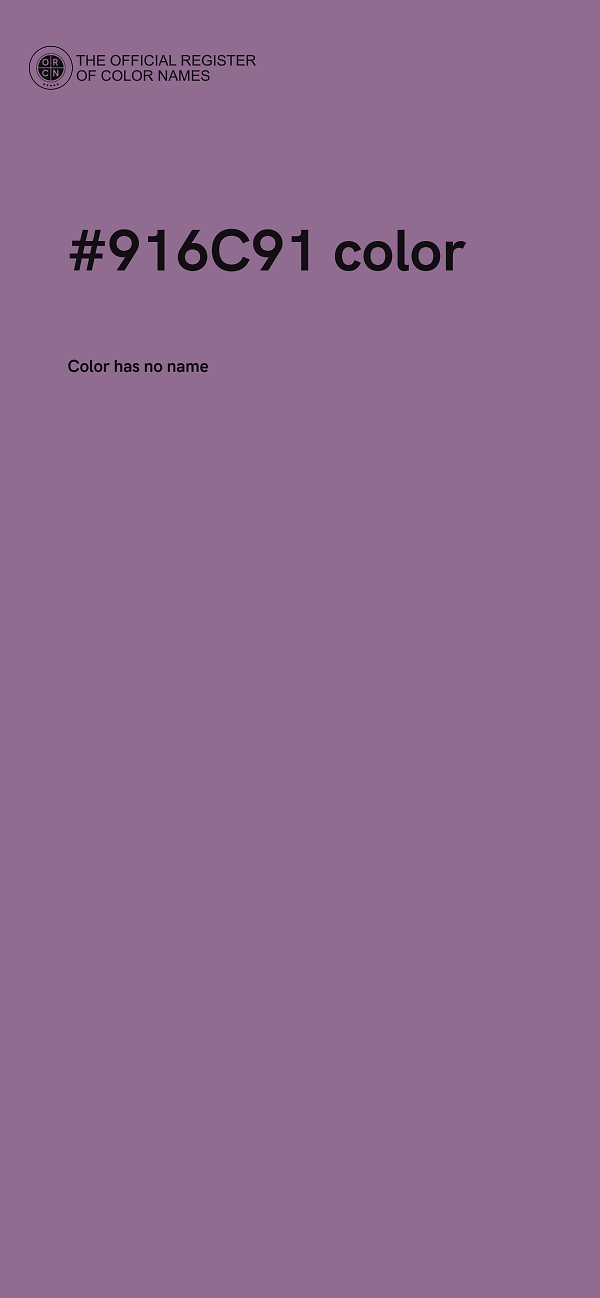#916C91 color image