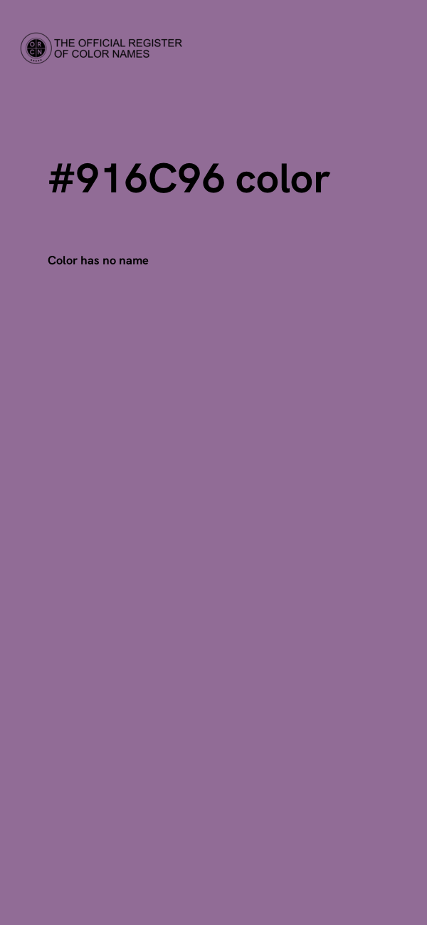 #916C96 color image
