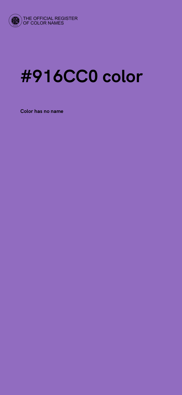 #916CC0 color image