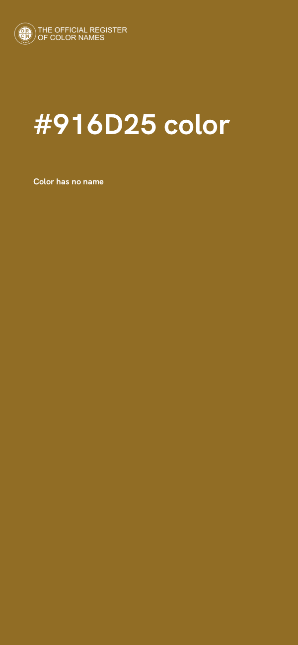 #916D25 color image