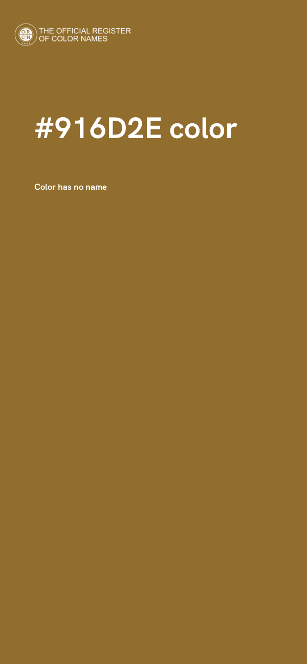 #916D2E color image