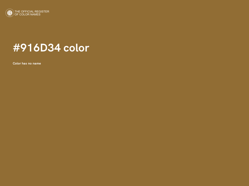 #916D34 color image