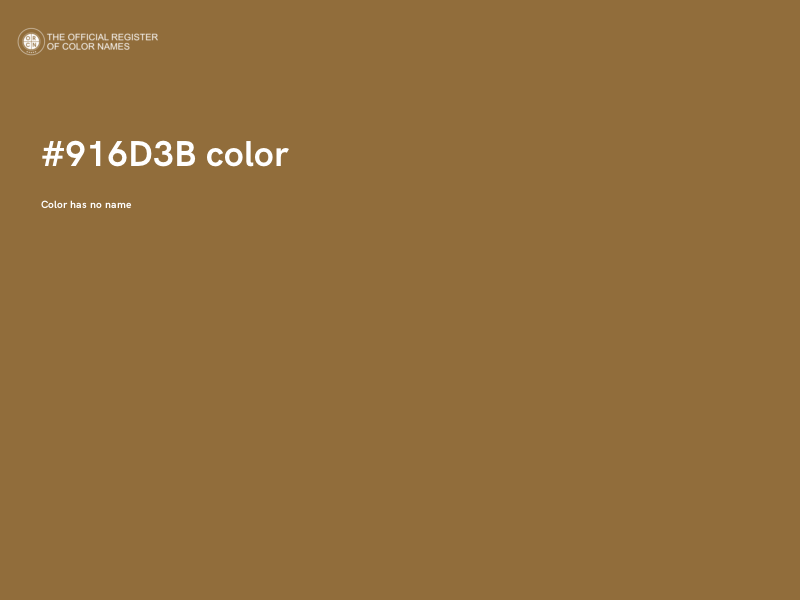 #916D3B color image