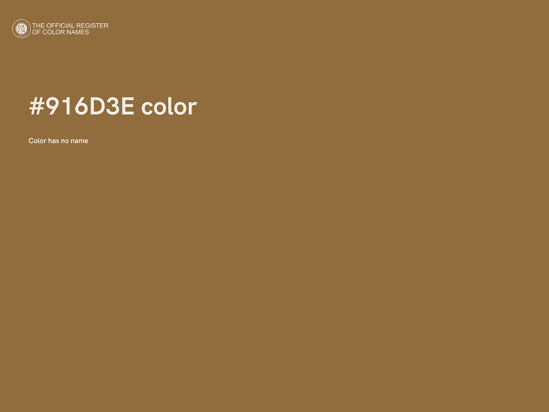 #916D3E color image